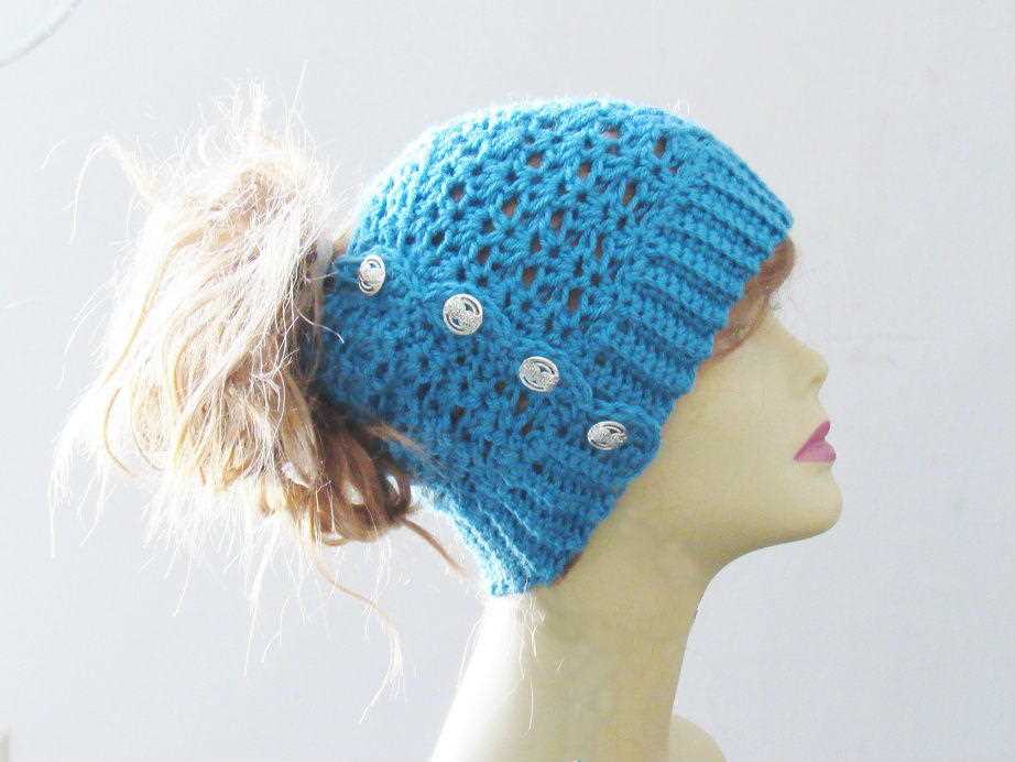 Bun hat knitting pattern