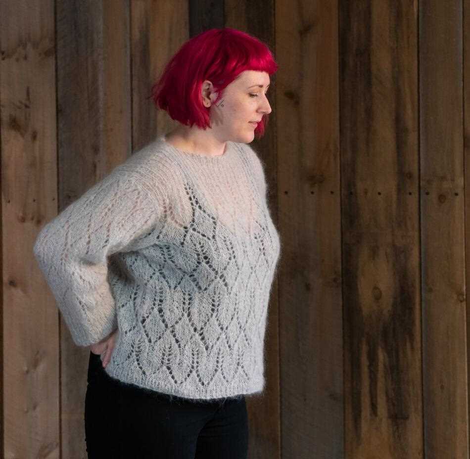 Knitting pattern mohair sweater