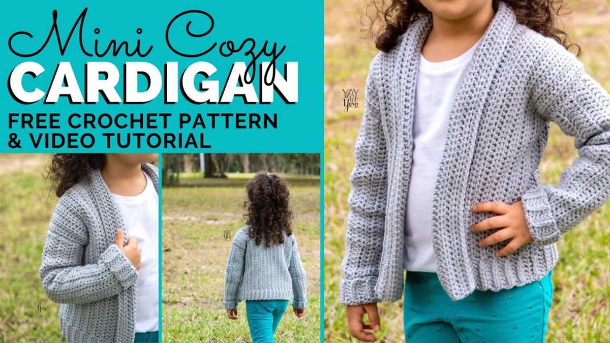 Chunky knit childrens cardigan pattern