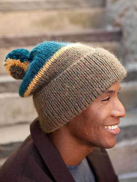 Men's knitted hats free patterns