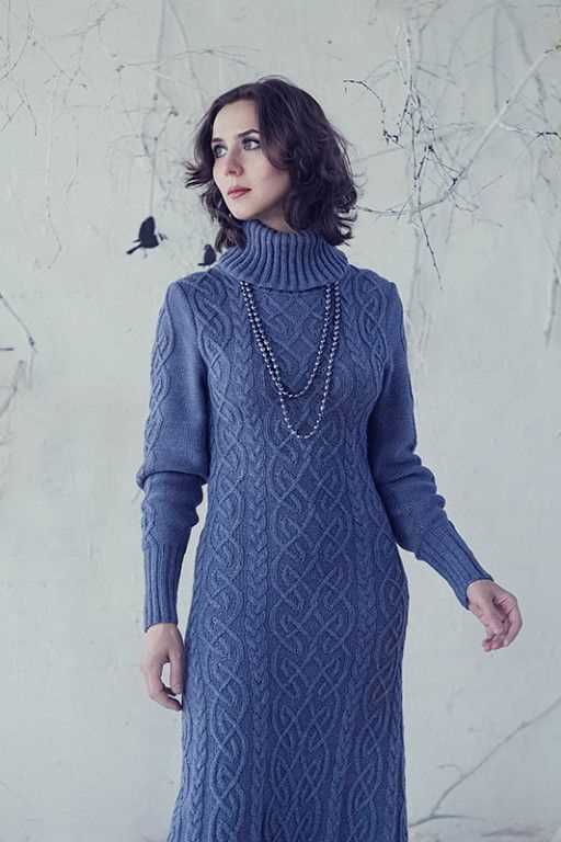 Aran dress knitting pattern