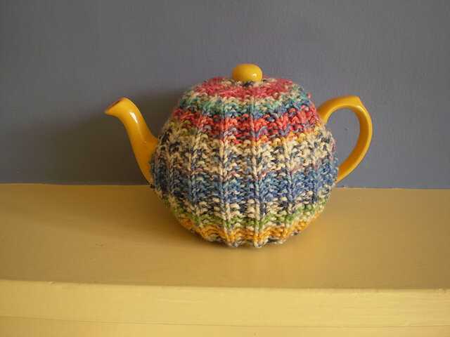2 cup teapot cosy knitting pattern