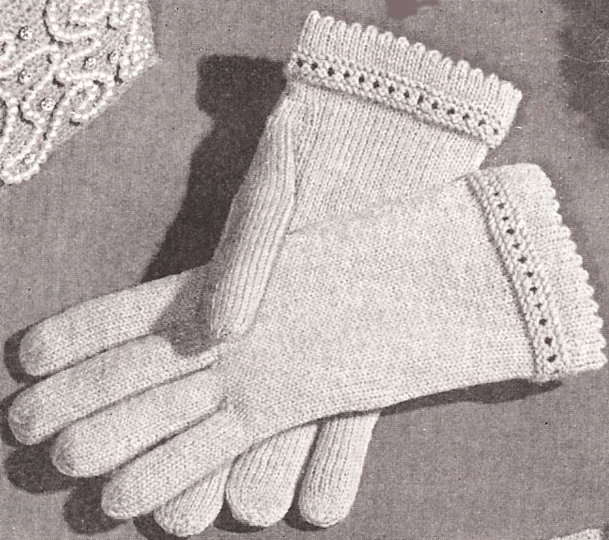 Long arm warmers knitting pattern