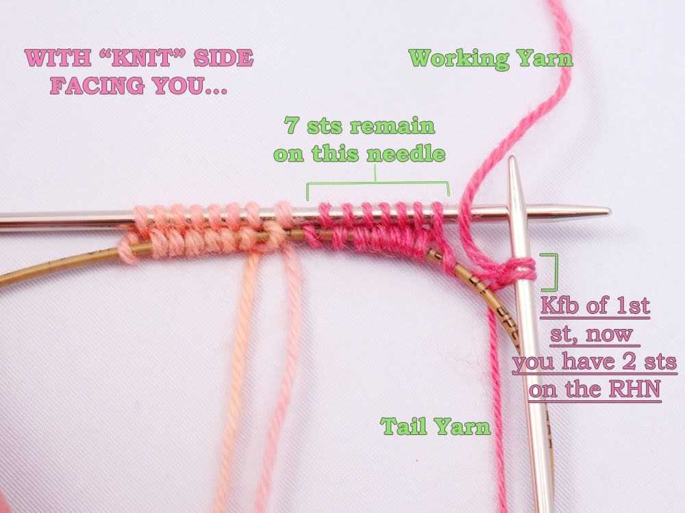 Can you knit circular patterns on straight needles