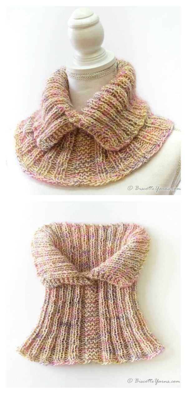 Neck warmer knitting pattern circular needles