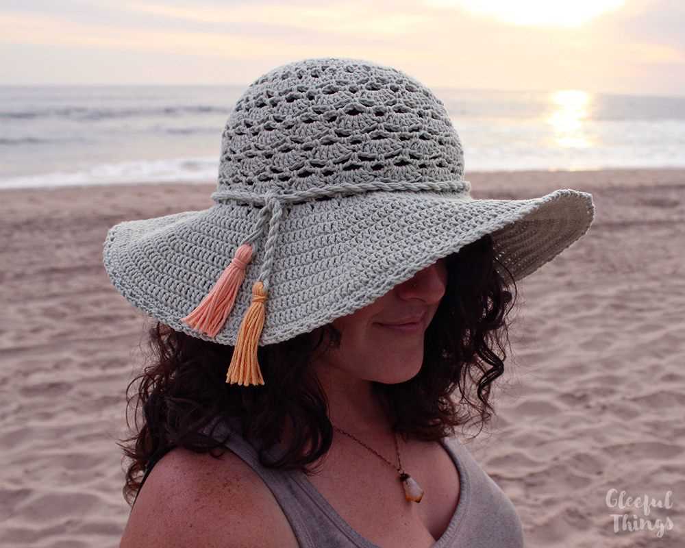 Knit summer hat pattern