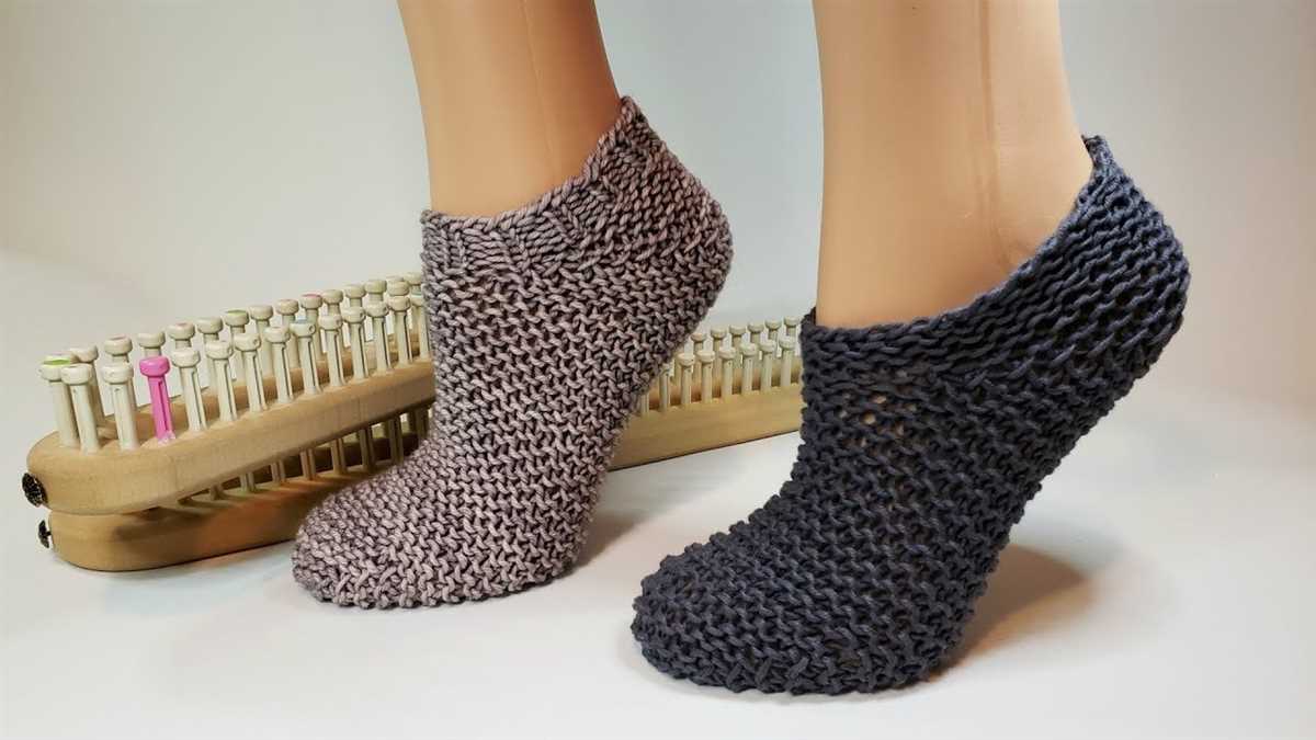 Knitting pattern for slipper socks