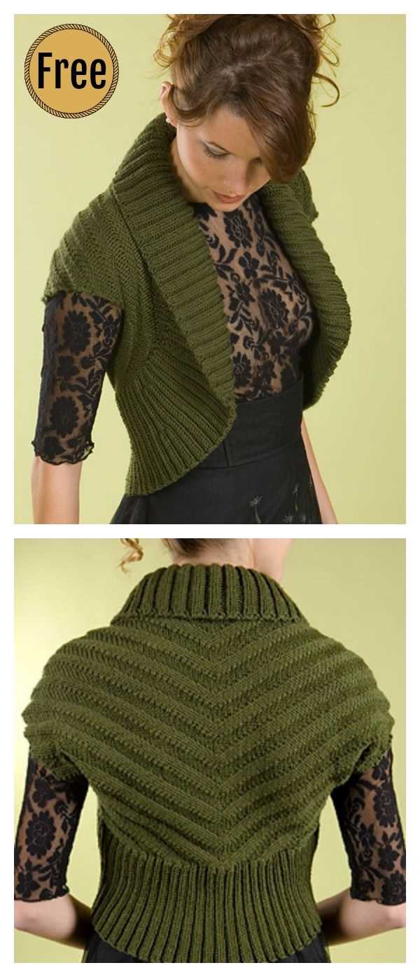 Knitting pattern shrug