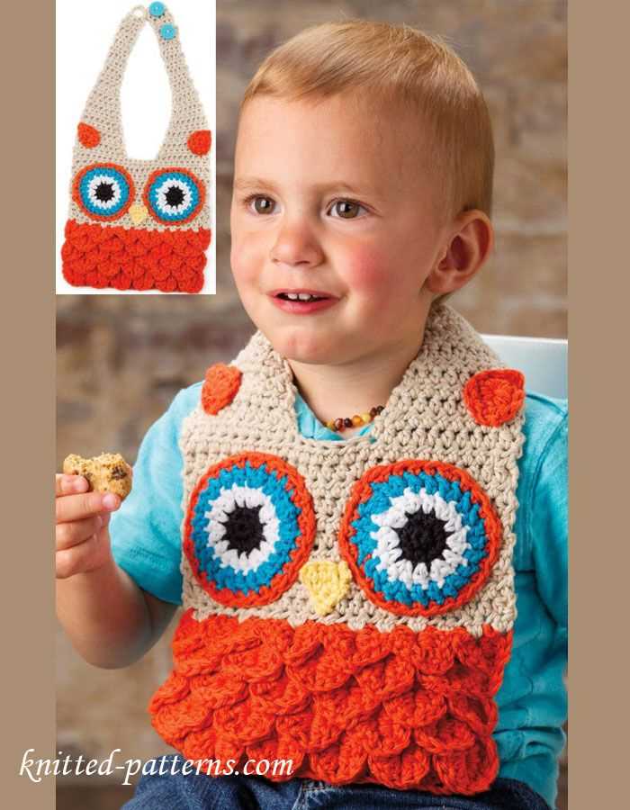Knitted bib pattern free