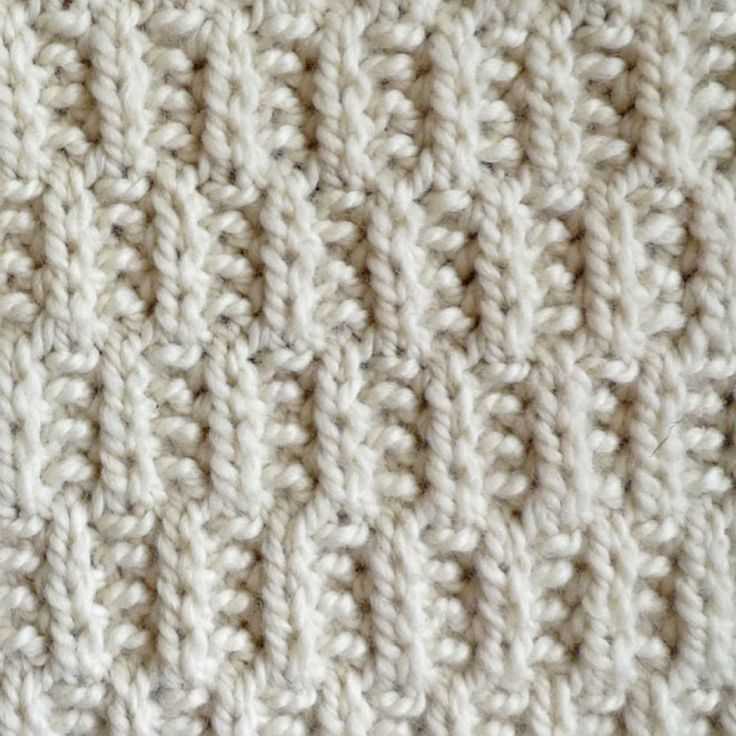 Bee stitch knitting pattern