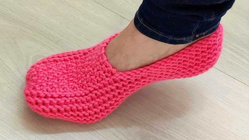 Knitted house slippers pattern free