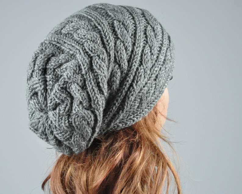 Slouch hat free knitting pattern