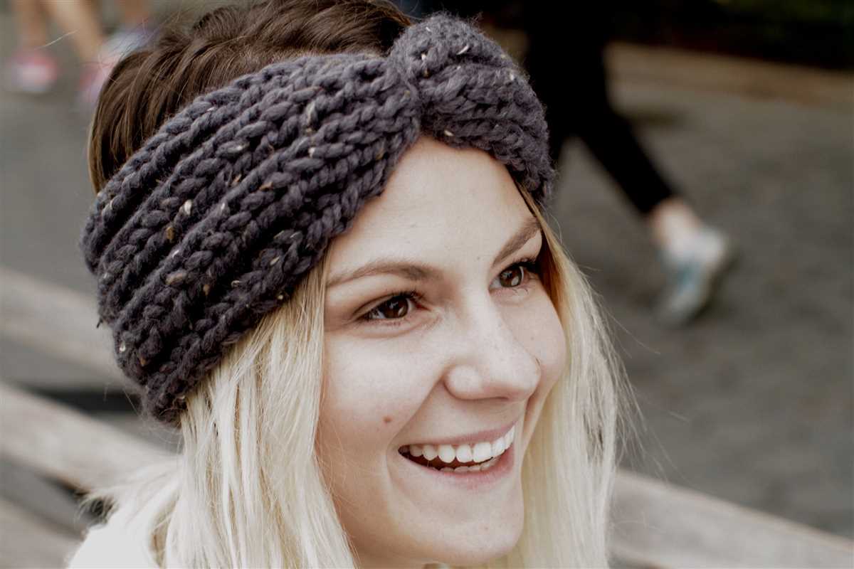 Chunky knit headband pattern