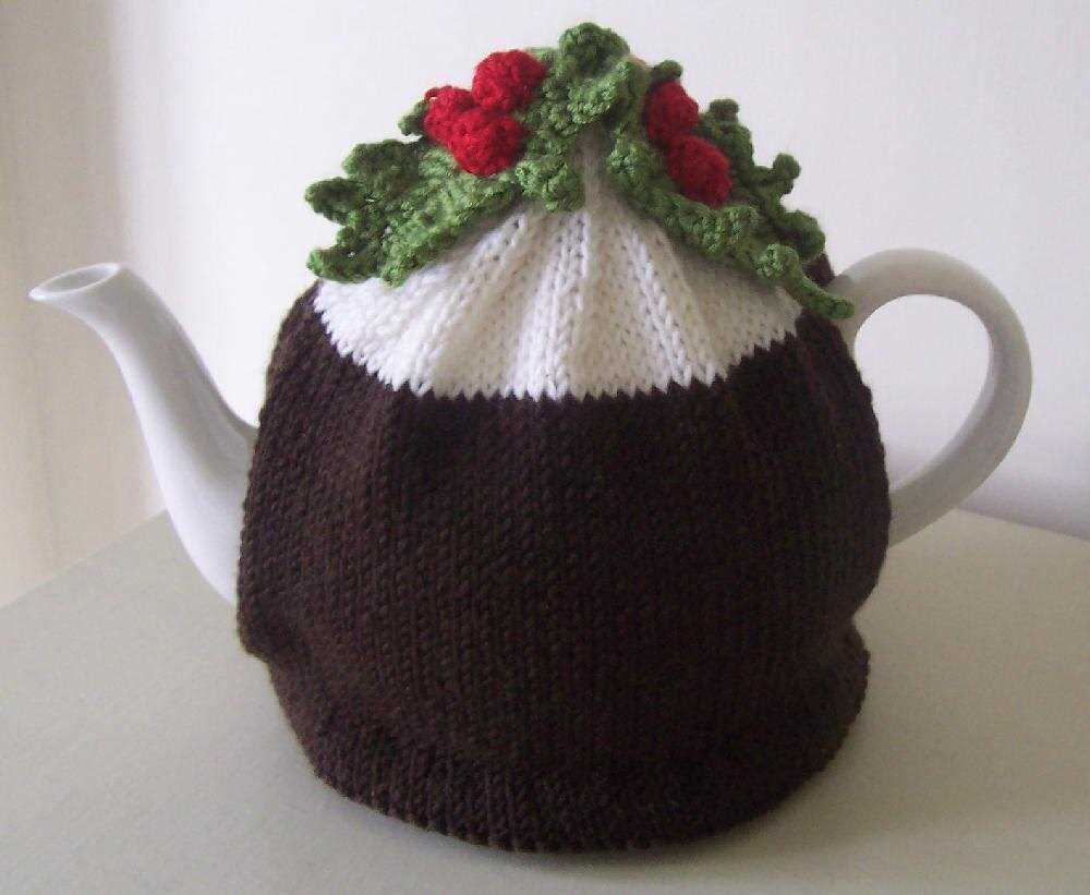Knitting pattern for christmas pudding