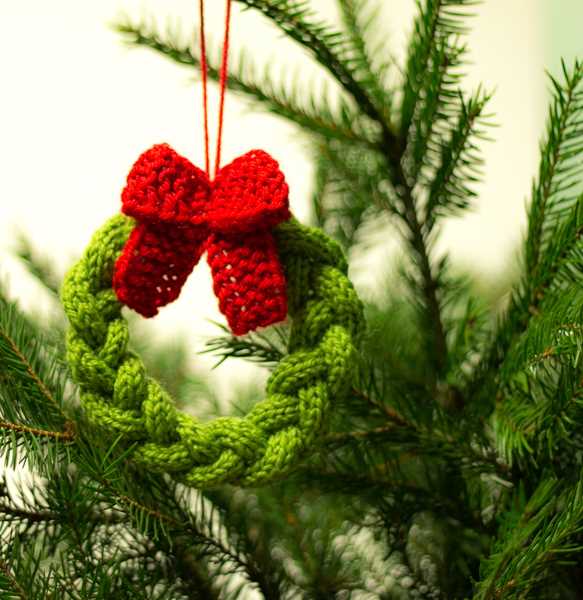 Knitting christmas tree pattern