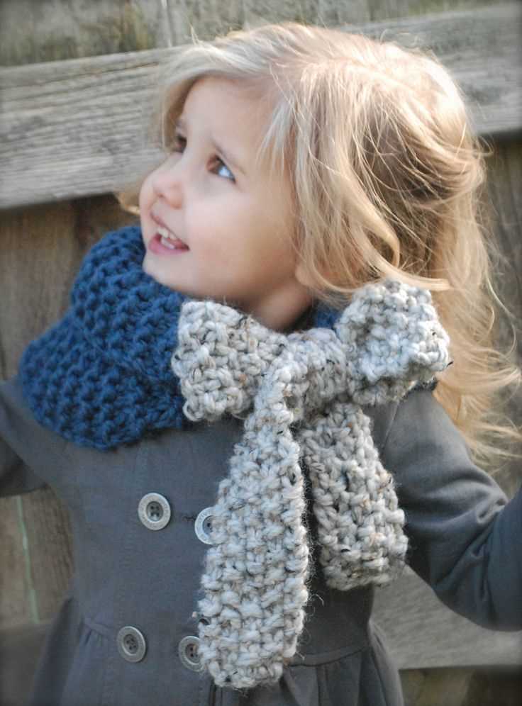Children's cowl knitting pattern
