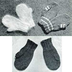 Knitting patterns for childrens gloves