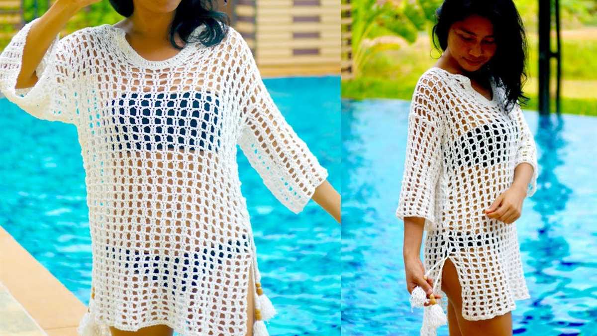 Knitted beach cover up pattern free