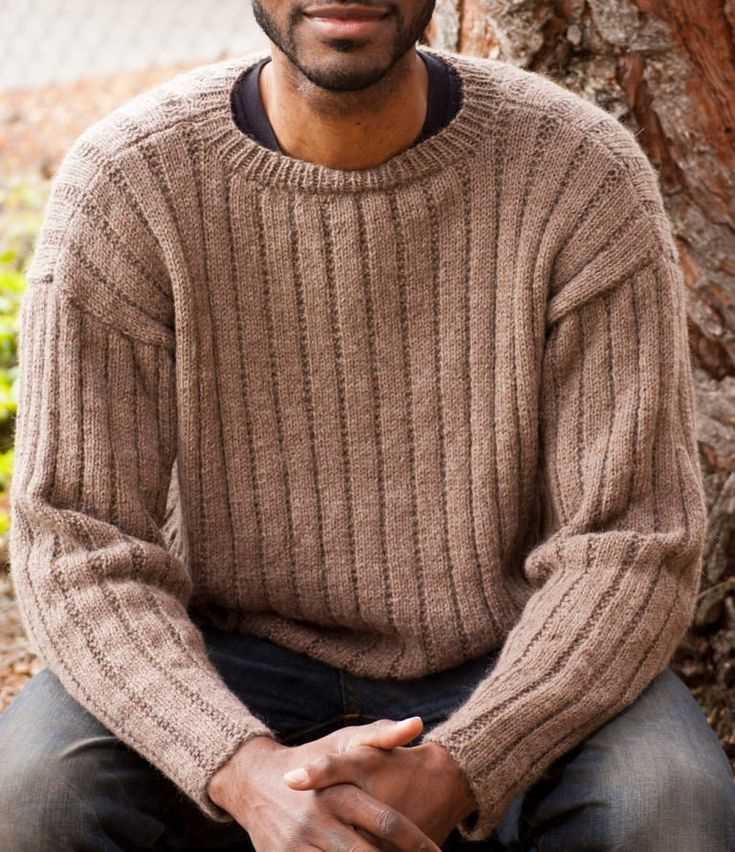 Mens sweater knit pattern