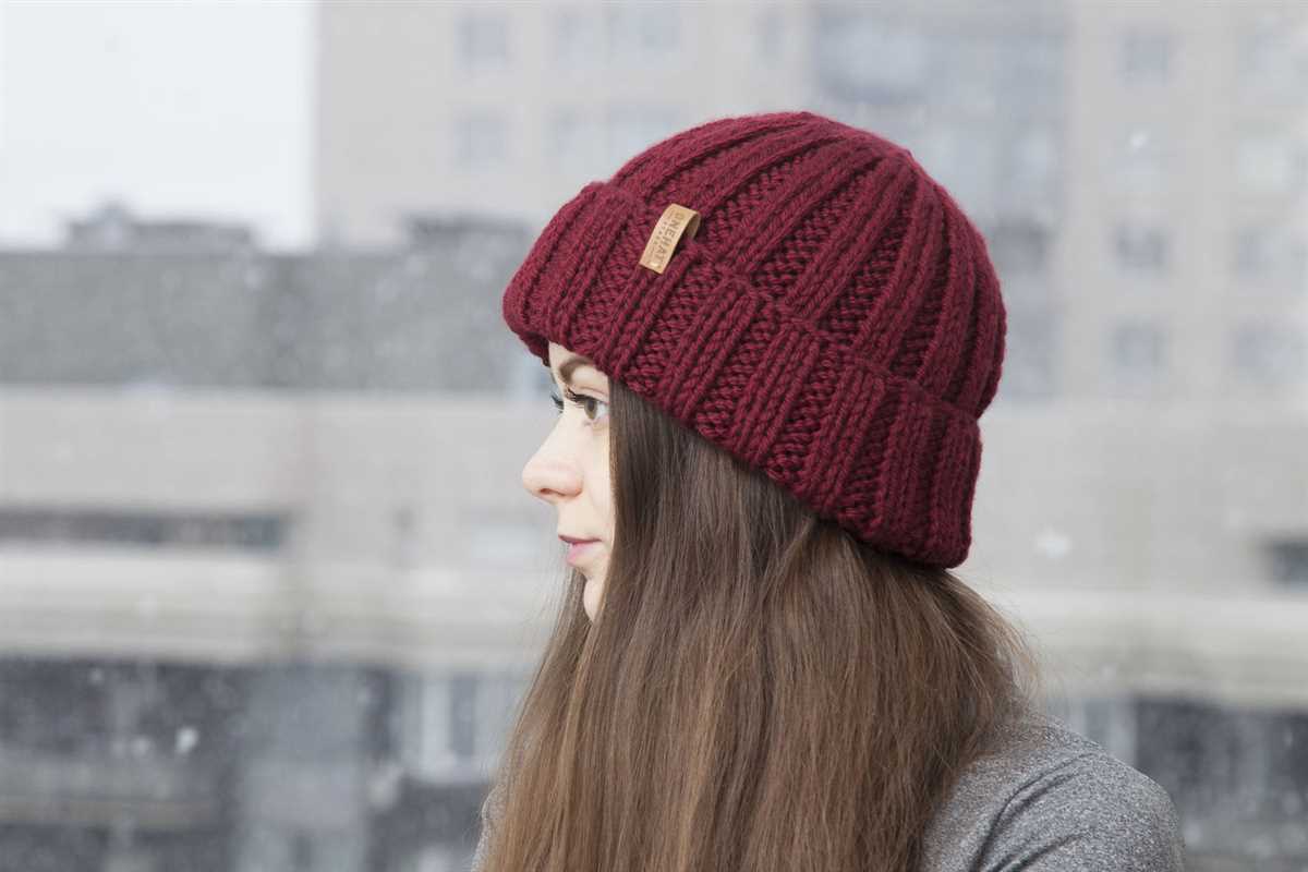 Womens beanie knitting pattern