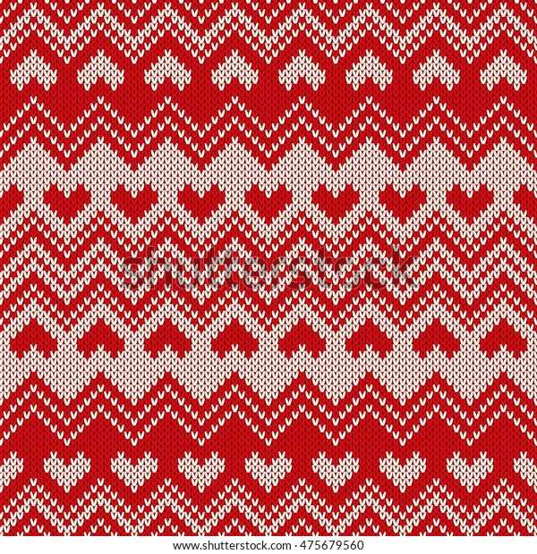 Heart sweater knitting pattern free