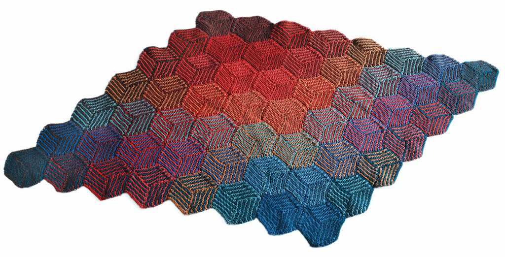Illusion knitting patterns