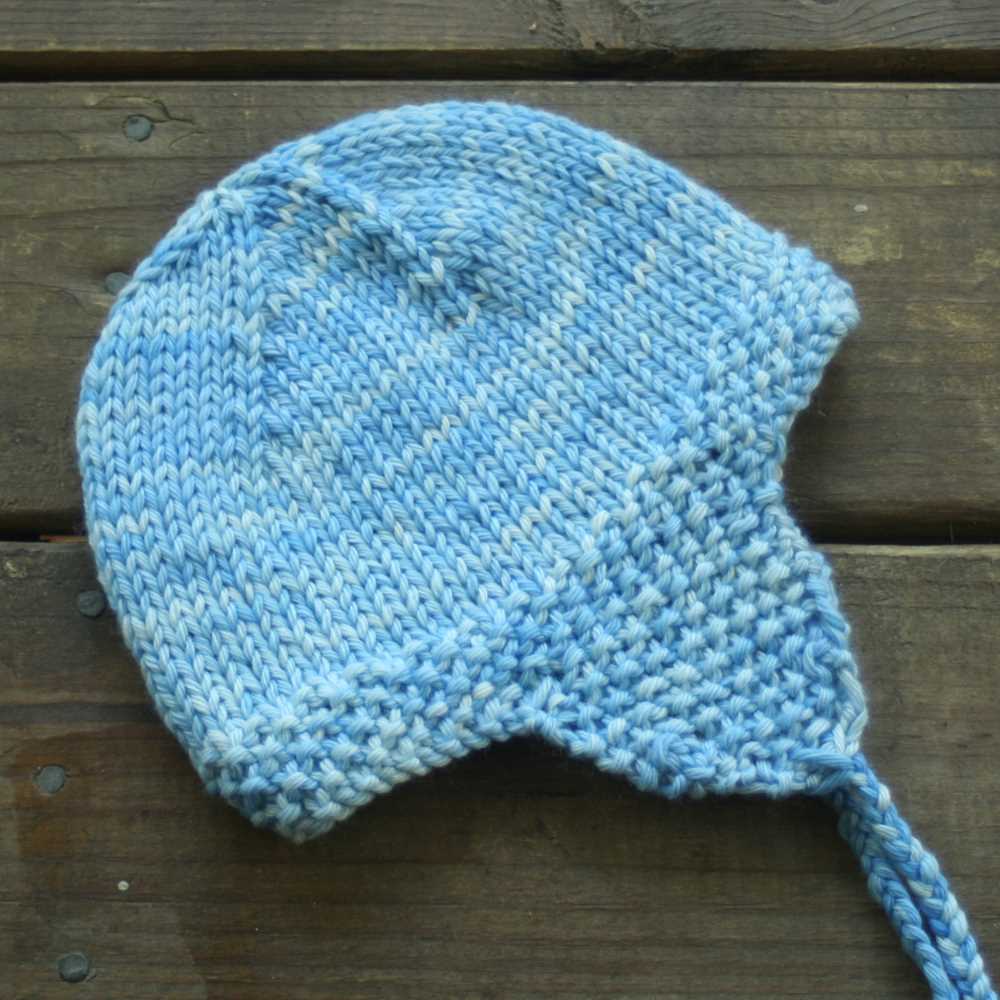 Flap hat knitting pattern