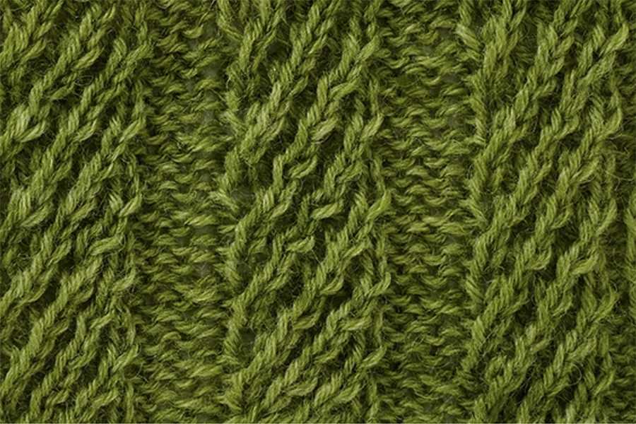 Knit rib pattern