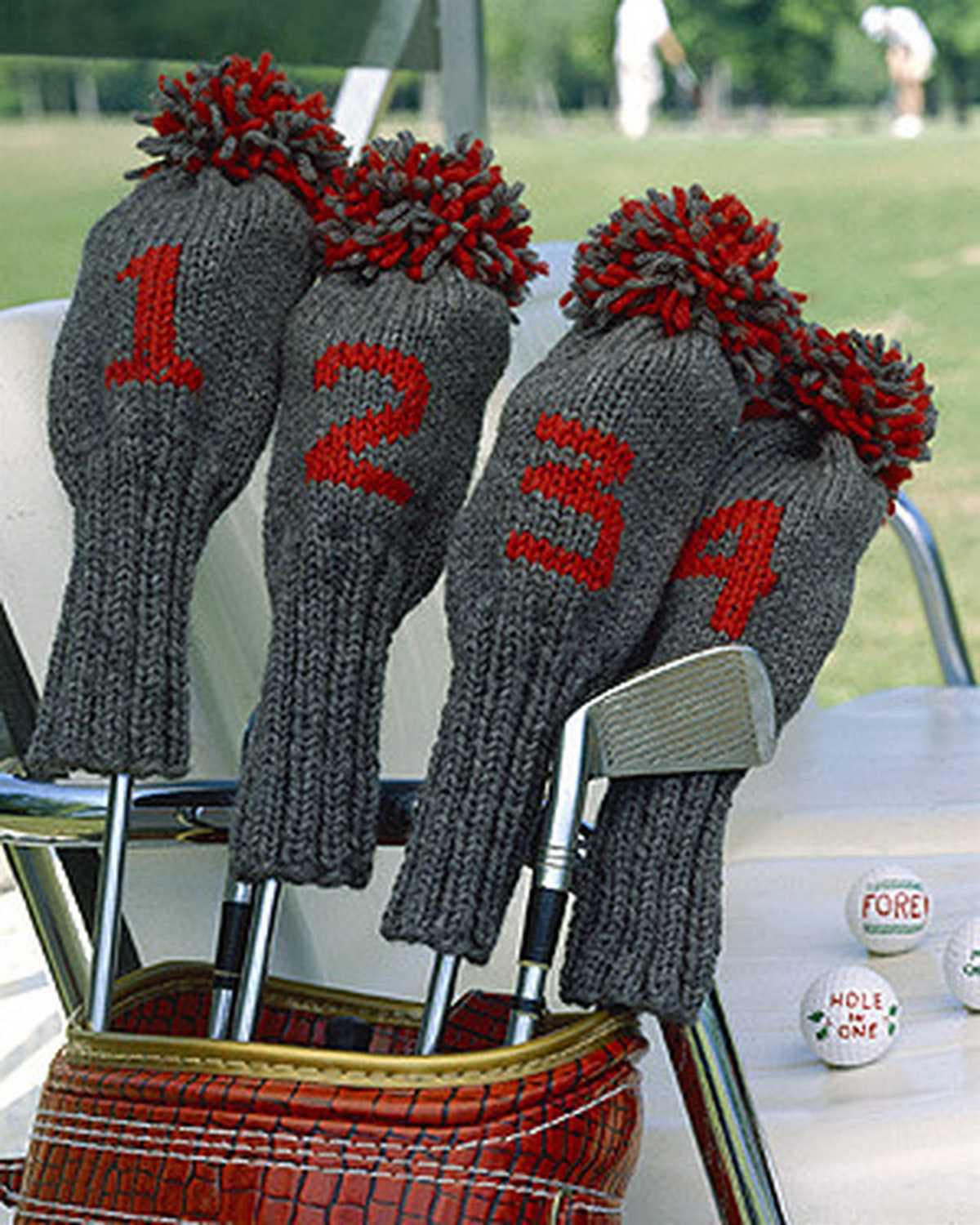 Knitting pattern for golf club covers