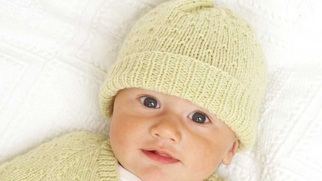 Easy knit baby hat pattern