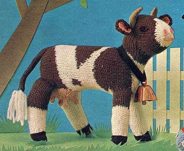 Cow knitting pattern