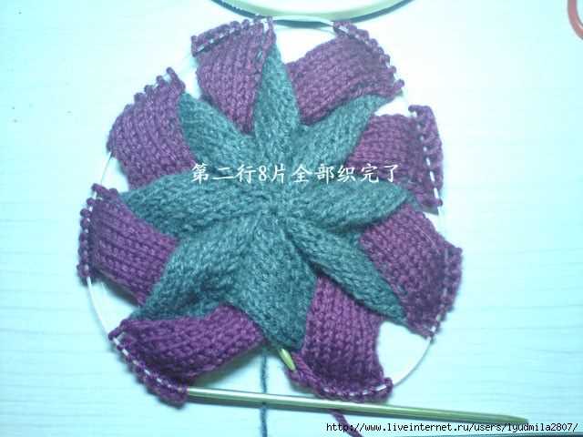Entrelac beret knitting pattern