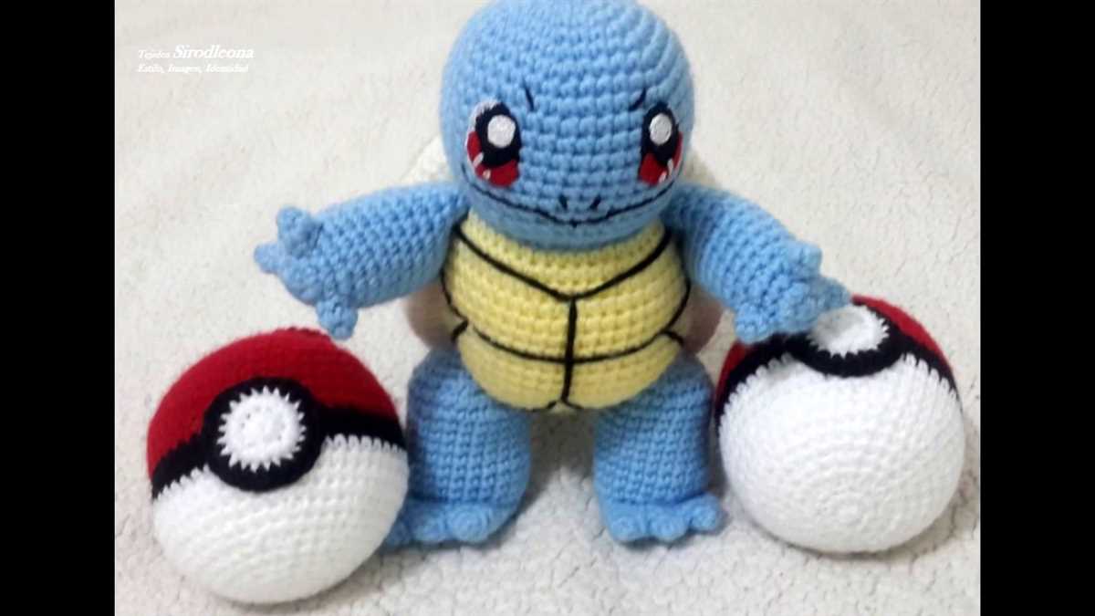 Squirtle knitting pattern