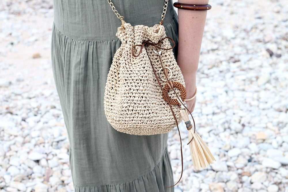 Knit bucket bag pattern