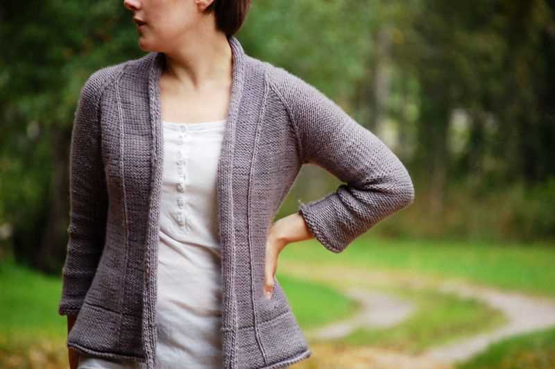 Easy cardigan knitting pattern for beginners