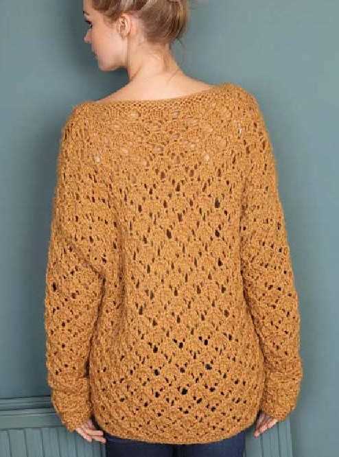 Knit pattern jumper