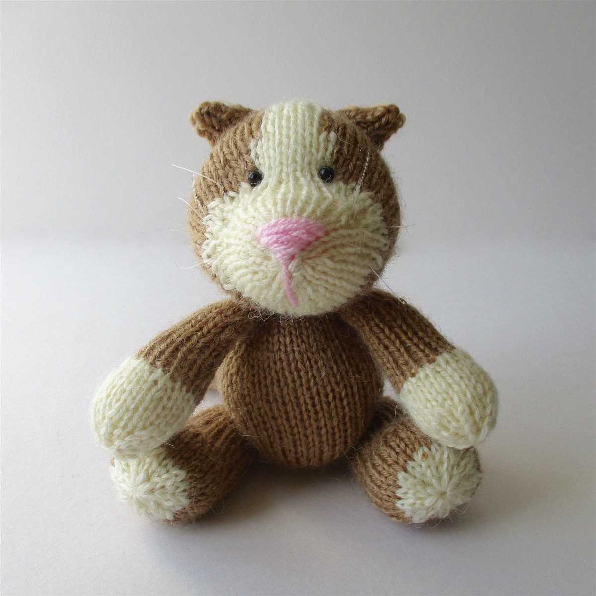 Free cuddly toy knitting patterns