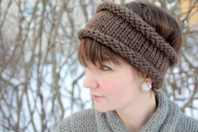 Norwegian headband knitting pattern