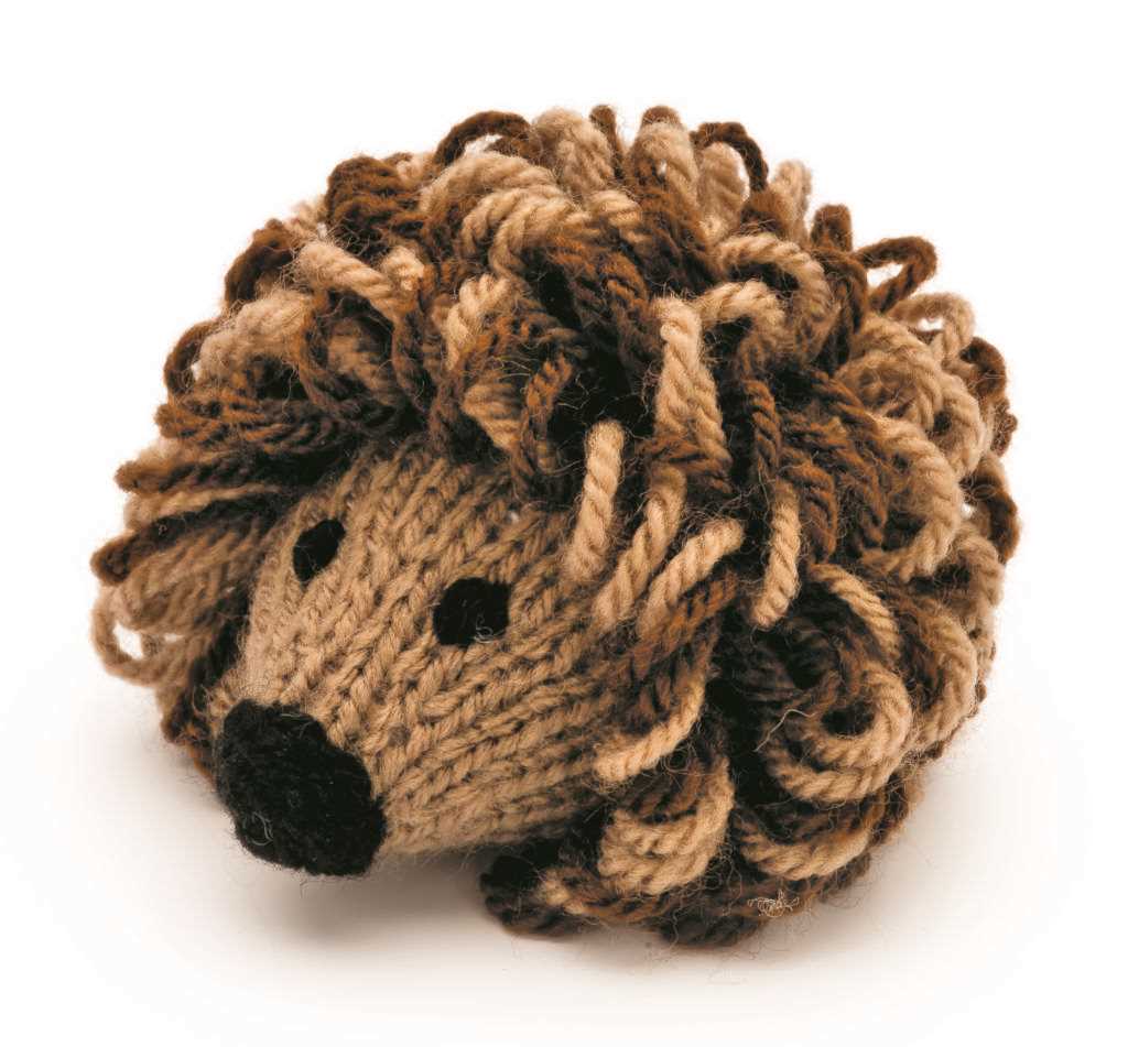Hedgehog hat knitting pattern
