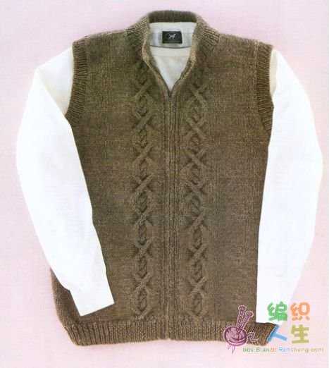 Knit waistcoat pattern