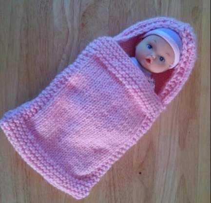 Barbie sleeping bag knitting pattern