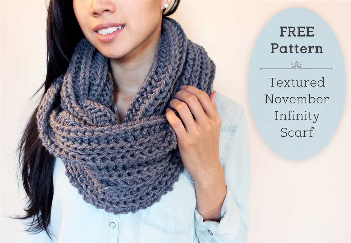 Easy infinity scarf knitting patterns