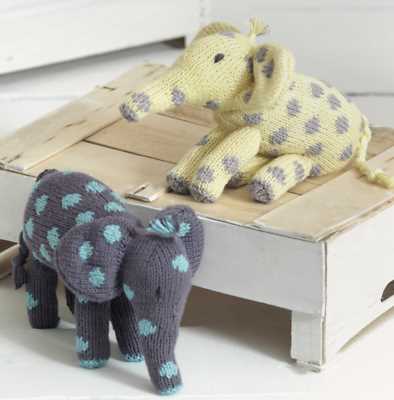 Free knitted elephant pattern