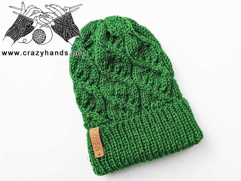 Helix knit hat pattern
