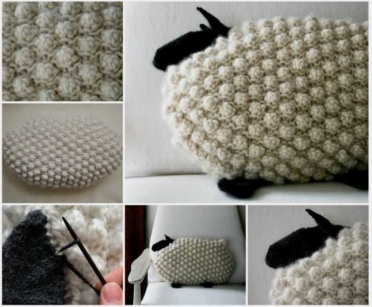 Bobble sheep knitting pattern