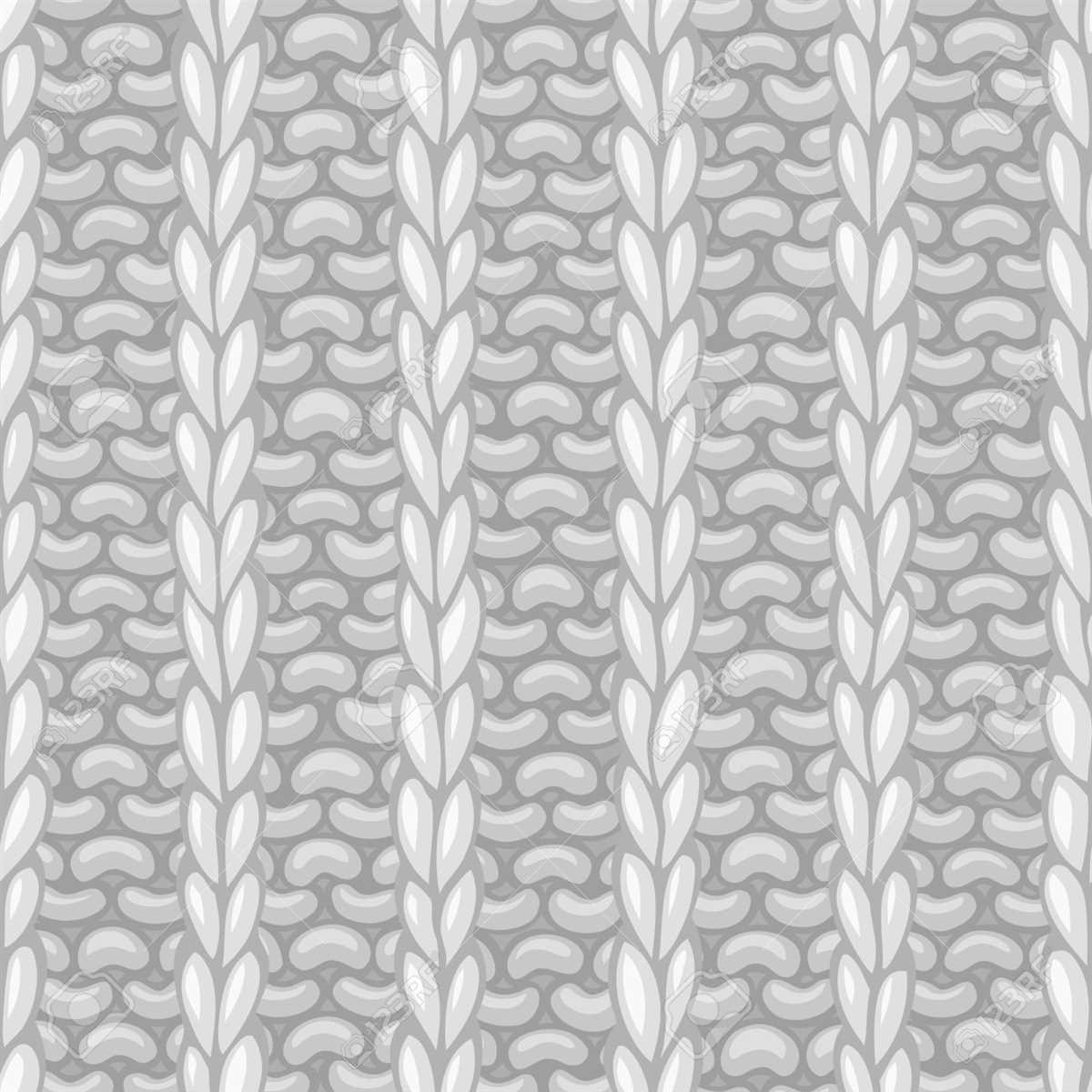 Vector knit pattern