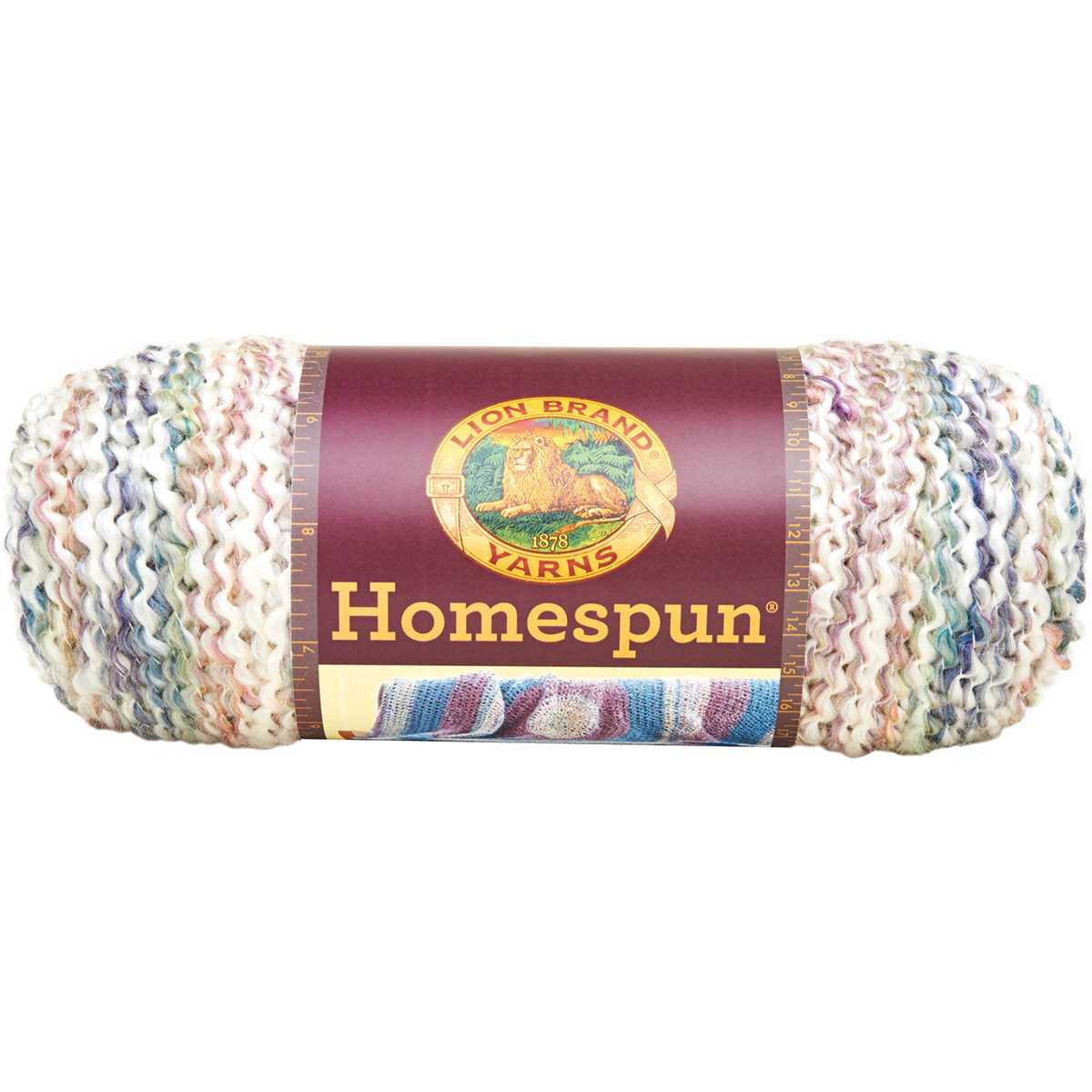 Homespun knit scarf pattern