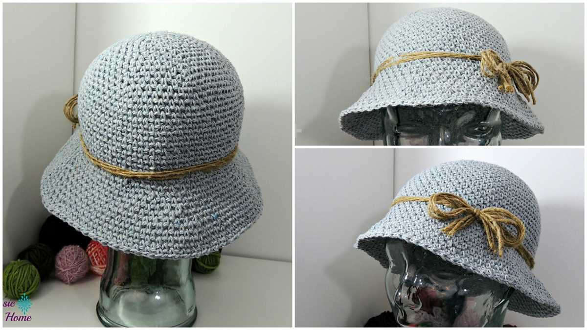 Cable knit bucket hat pattern