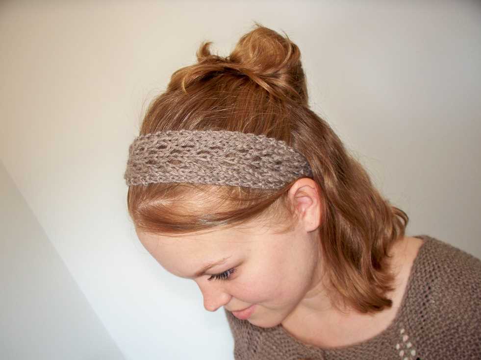 Women's headband knitting pattern