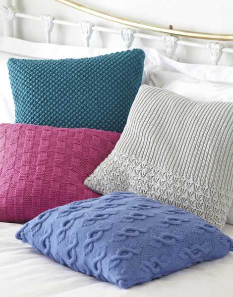 Cushion cover knitting patterns uk